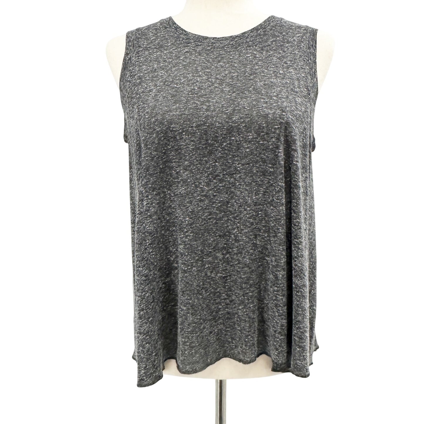 Athleta heather black Tank Top tee sleeveless women's SMALL loose fit