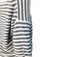 juniors AEROPOSTALE gray & white SWEATER striped top size M medium