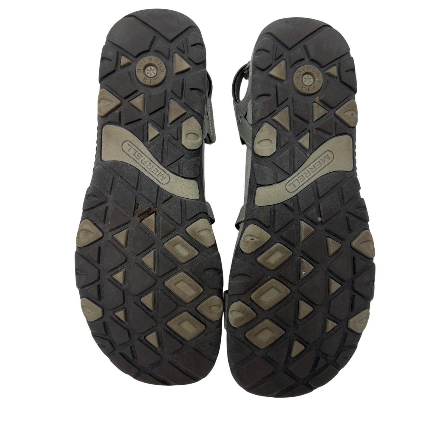 Merrell Sandspur Rose Leather blue dove Sandals women's 10 shoes casual straps
