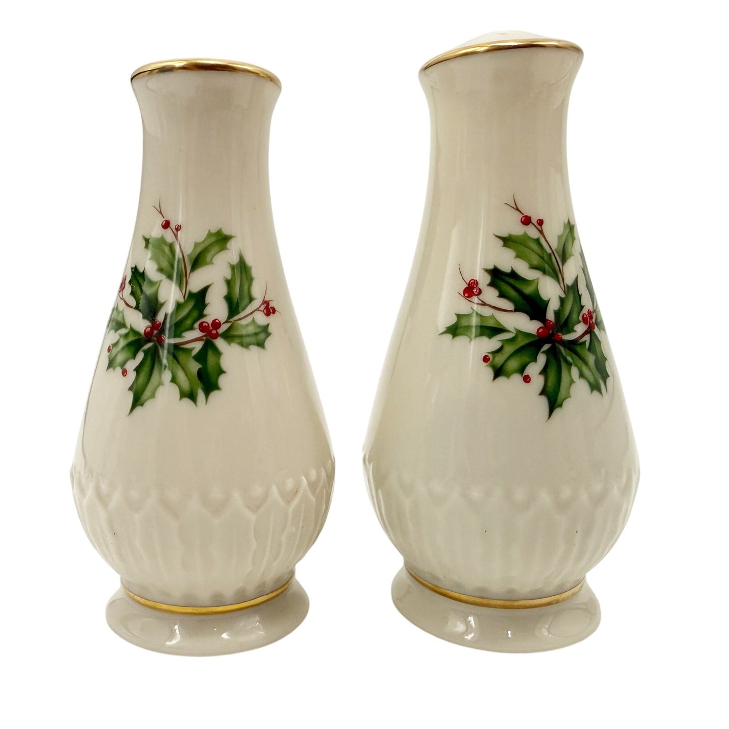 Sculpted Salt & Pepper set | Lenox Holiday