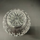 vintage Lenox criss cross cut Diamond 5" Round Bowl clear crystal glass giftware