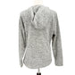 Columbia Darling Days heather gray Hooded Pullover womens LARGE fleece top hoody