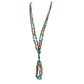 brown blue red black Beaded Tassel Necklace leather strap fashion jewelry