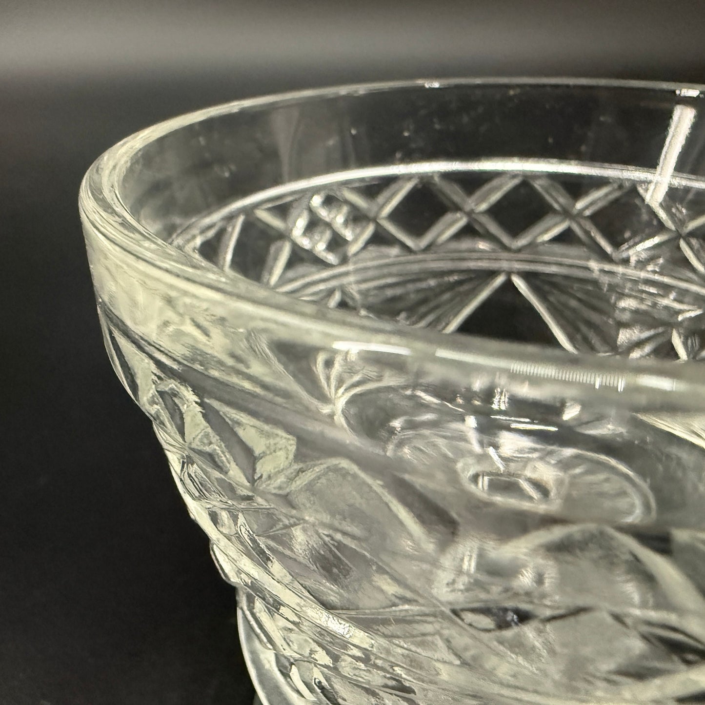 set / 6 vintage Hazel Atlas Big Top Peanut Butter glasses Champagne Tall Sherbet