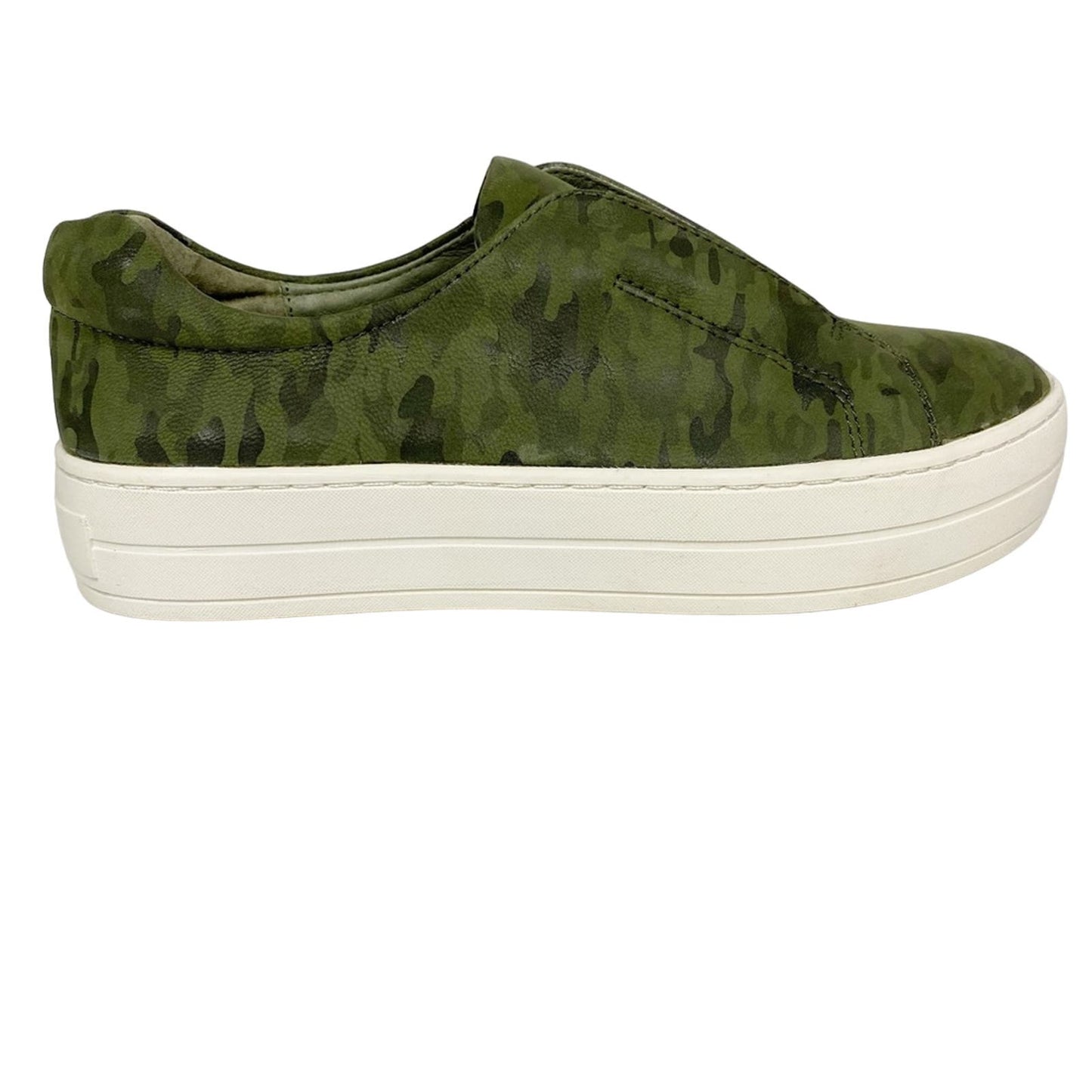 J/Slides green camo leather Heidi platform sneakers shoes sz 6 6.5 new $150