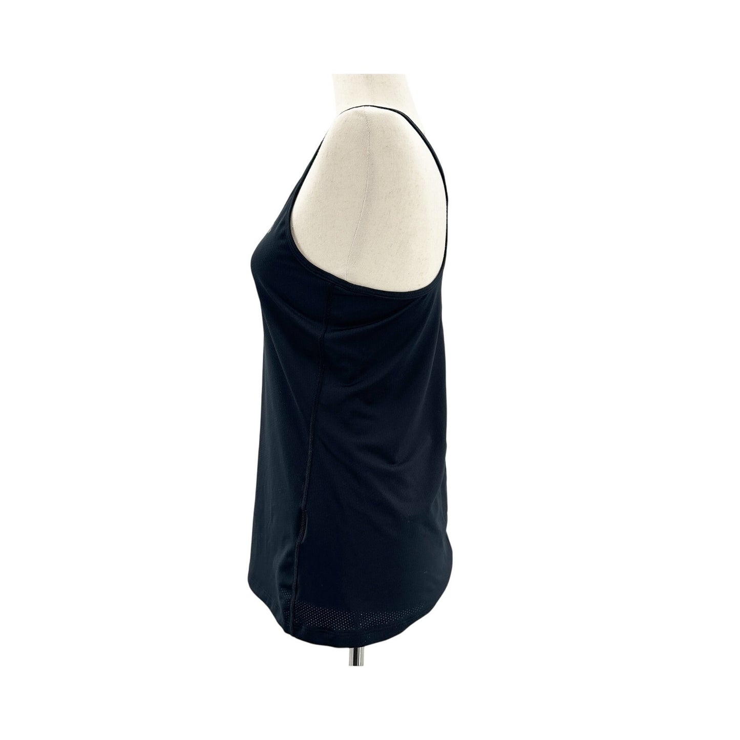 women's Under Armour black Tank athletic Top athleisure running workout S M