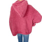 ZELLA pink mauve Cassie Sherpa Hoodie pullover top size LARGE new $69 outerwear