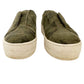 J/Slides NYC green camo leather Heidi platform sneakers shoes size 6