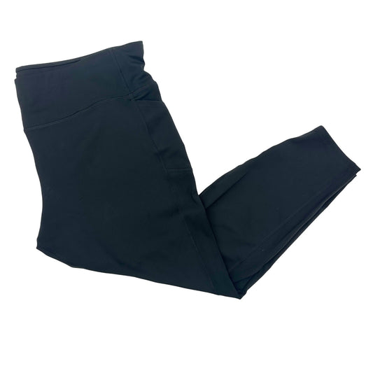 black AVIA workout Leggings athleisure size 3X pull on pants 24W - 26W