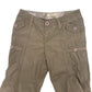 Natural Reflections brown cargo Capri Pants women's 4 small casual hiking