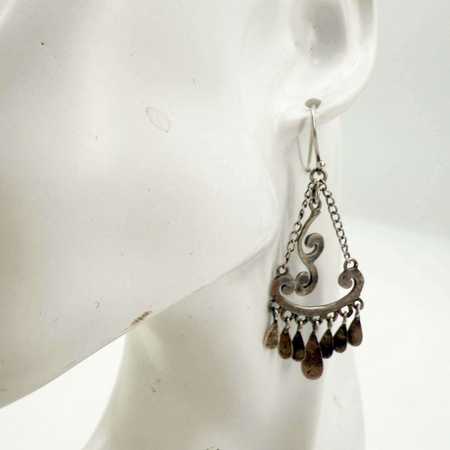 sterling silver 925 Dangle Hook Earrings possibly retired Silpada jewelry