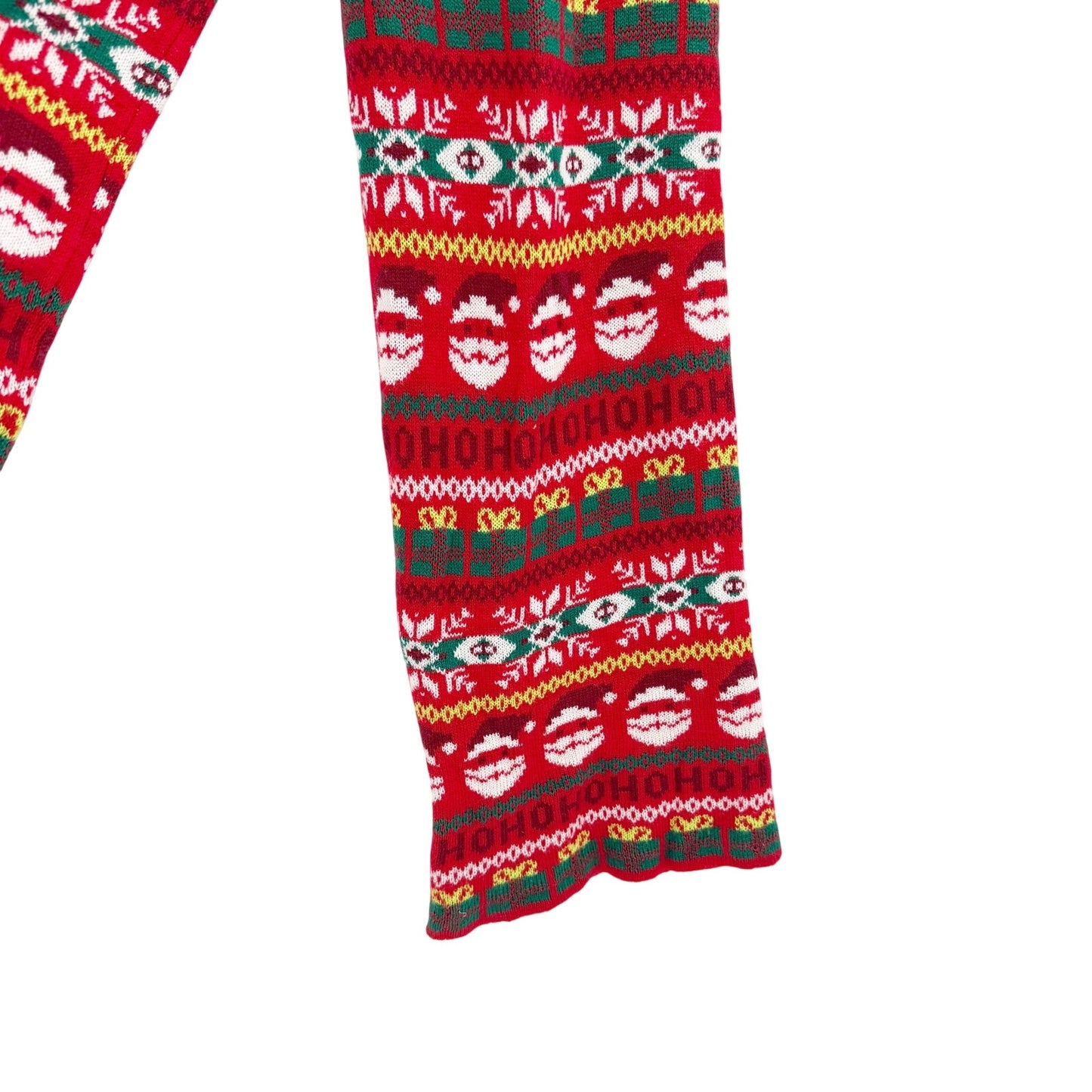 Rudolph the Red Nosed Reindeer Ugly Christmas Sweater Jumpsuit women's MEDIUM