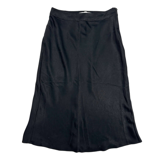 NEW black satin midi Skirt by BCBGeneration women's 4 small