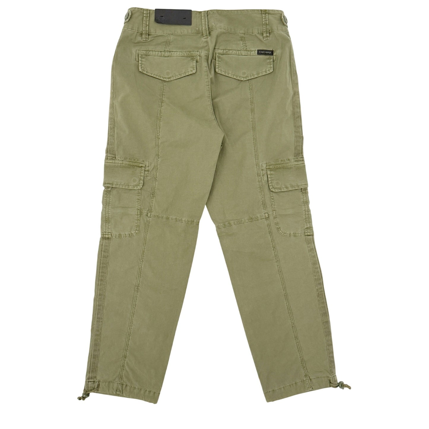 Sanctuary olive green Crop Pants cargo pockets women's size 26 small NEW