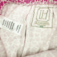 Lila and Hayes white & pink hearts Jogger style Pajama Pants women's SMALL