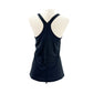 women's Under Armour black Tank athletic Top athleisure running workout S M