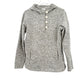 Columbia Darling Days heather gray Hooded Pullover womens LARGE fleece top hoody