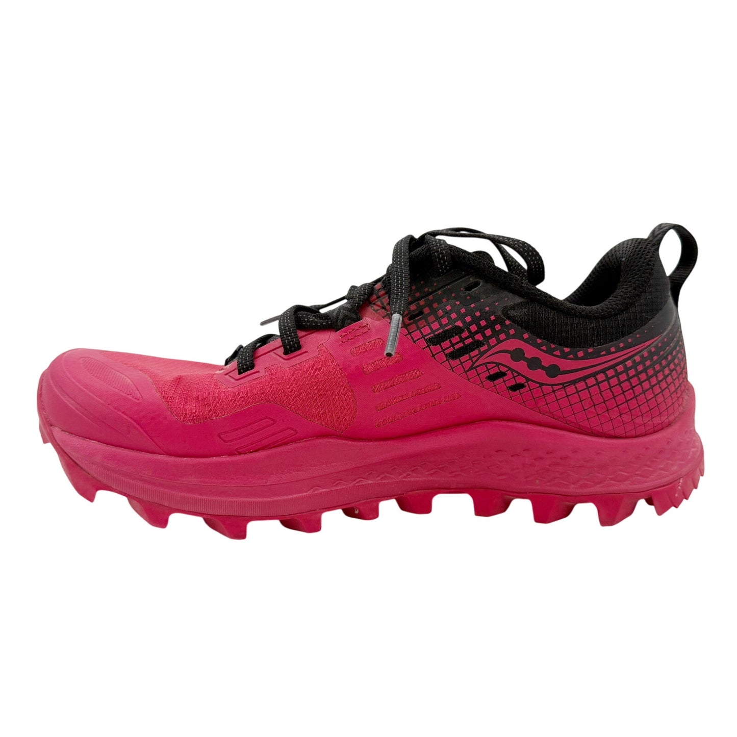Saucony barberry & black Peregrine 10 ST women's 7 trail running shoes terrain