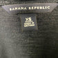 Banana Republic deep v-neck black TOP blouse size XS extra small women's
