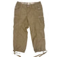 Natural Reflections brown cargo Capri Pants women's 4 small casual hiking