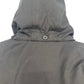 London Fog black belted Trench Coat women's 1X removable hood jacket outerwear