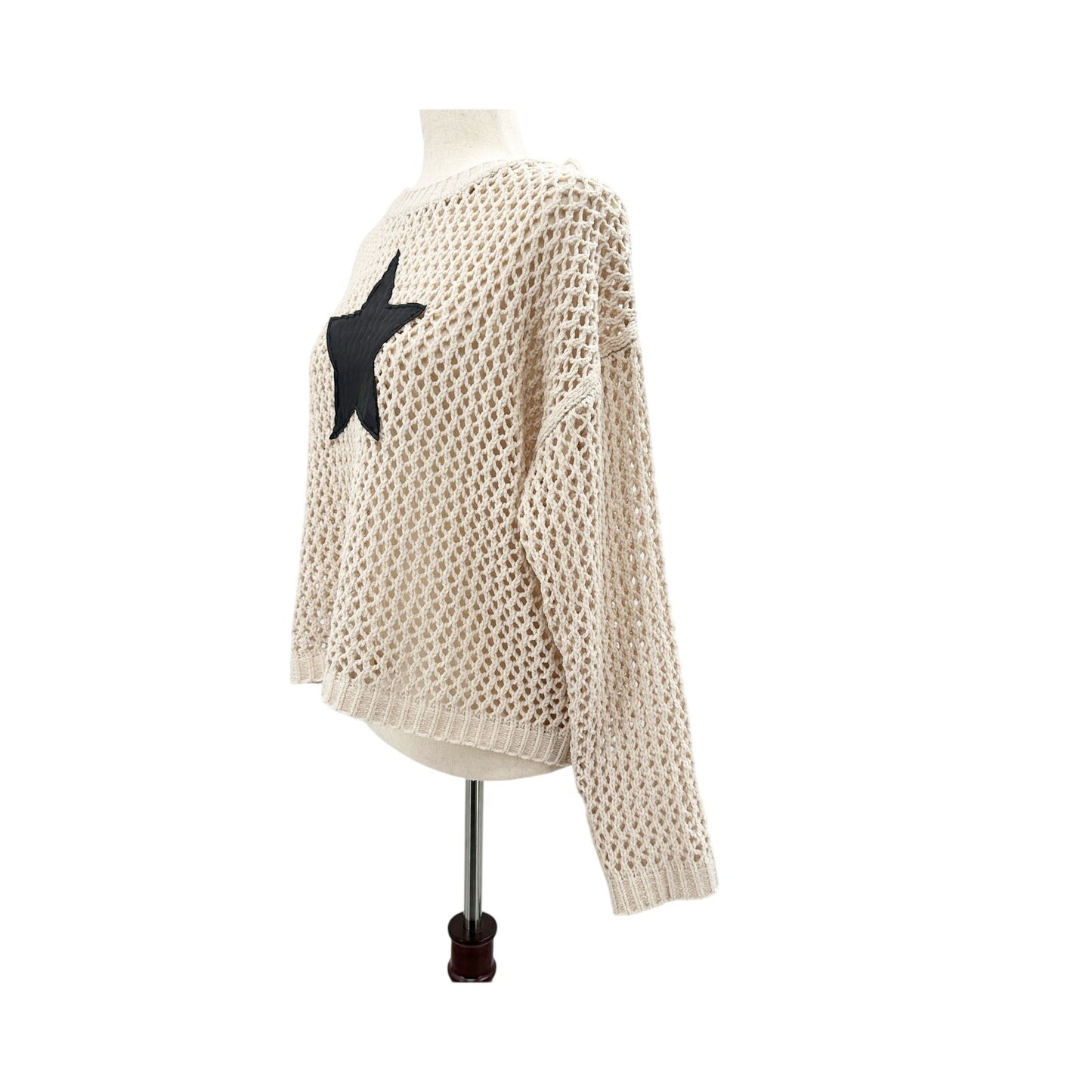 EE:SOME Open Knit Star Sweater | S, M, L