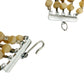 vintage tan multi-strand Stone beaded Necklace statement costume jewelry