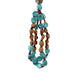 brown blue red black Beaded Tassel Necklace leather strap fashion jewelry