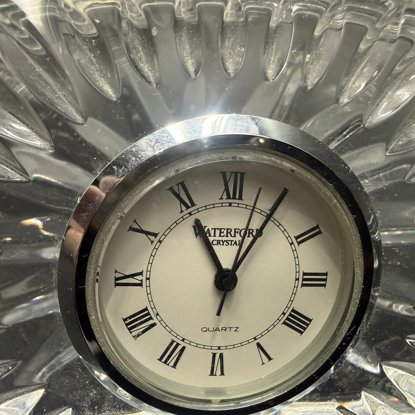 Small Oval Quartz Clock | Waterford Crystal