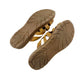 BareTraps brown tan faux leather Cassy slip-on Sandals women's 8 M shoes