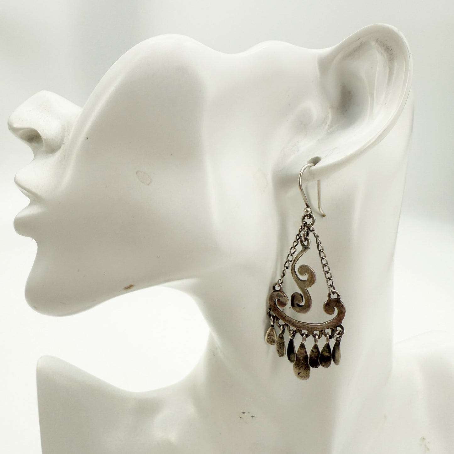 sterling silver 925 Dangle Hook Earrings possibly retired Silpada jewelry