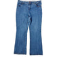 Smith's Dungarees Jeans medium wash denim pants size 16 women's flare bootcut