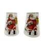 vintage JKW Bavaria Santa Claus with gifts Salt & Pepper set Christmas Germany