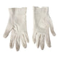 vintage white Fashion Dress wrist Gloves women's SMALL embroidered polka dots