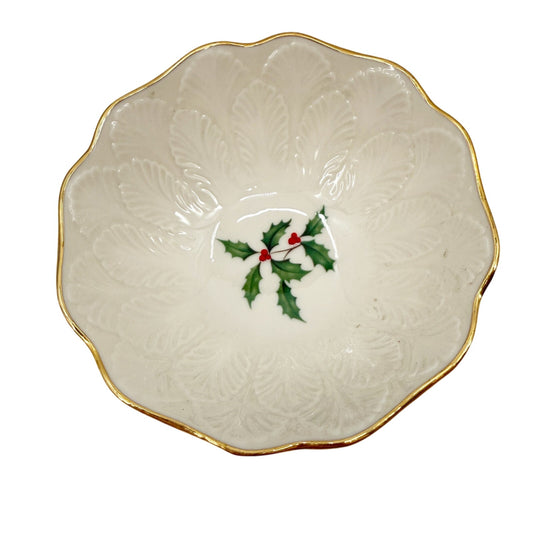Christmas Dimension Open Candy Dish | Lenox Holiday