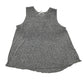 Athleta heather black Tank Top tee sleeveless women's SMALL loose fit