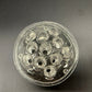11 hole Flower Frog | vintage glassware