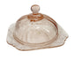 Recollection Pink Covered Butter Dish | Indiana Glass