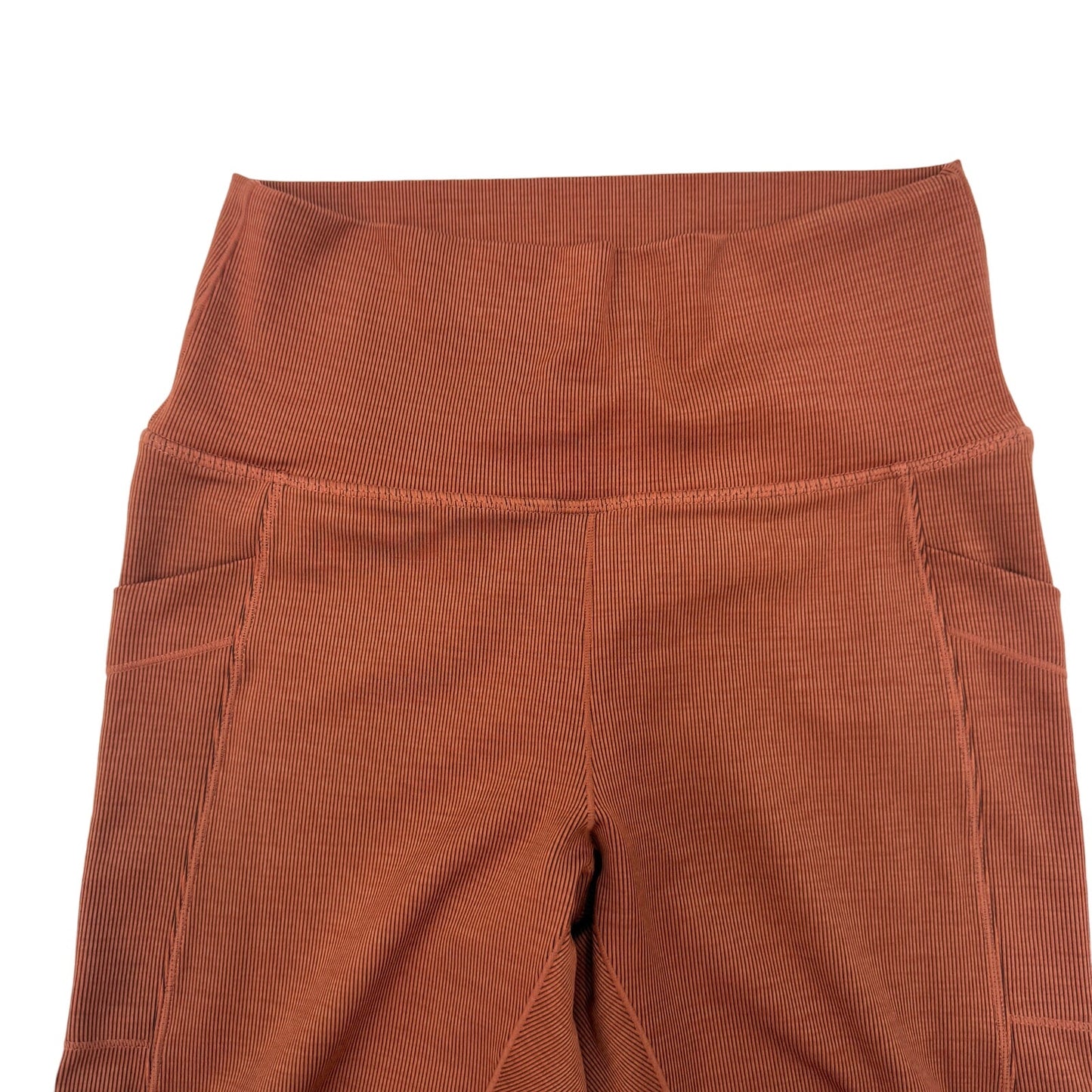 prAna terracotta orange Leggings women's MEDIUM full length pants w/ pockets