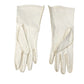 vintage Alexette white leather Above Wrist Dress Gloves women's 7 small