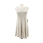 new Waterfall Ruffle sweater Dress by Free People oatmeal neutral women's SMALL