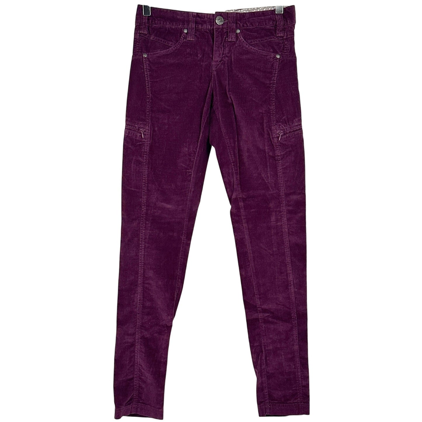Athleta purple plum Corduroy Pants women's size 2 small never worn