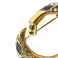 vintage Erwin Pearl PEP black & gold snake BROOCH jewelry pin *needs repair*