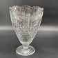 9" Footed Vase | lead crystal glass