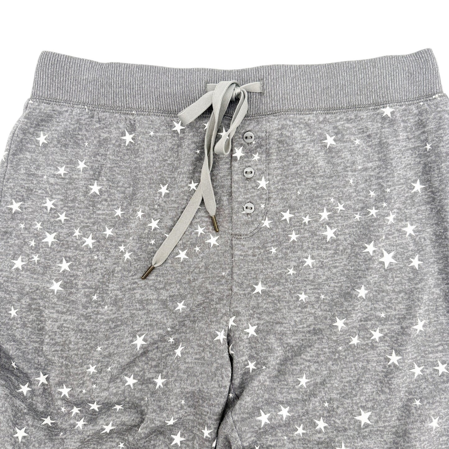 J Crew gray & white stars Sleep jogger Pants women's SMALL pajama lounge bottoms