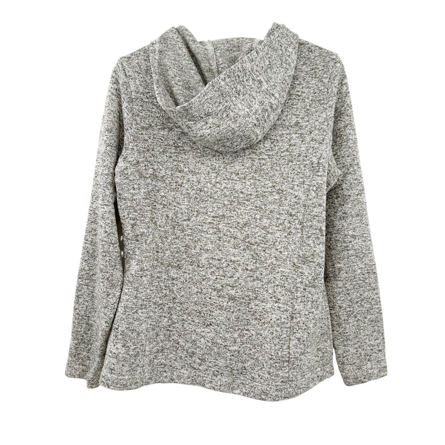 Columbia Darling Days heather gray Hooded Pullover womens LARGE fleece top hoody