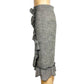 Rebecca Taylor black & white Plaid Ruffle pencil Skirt menswear size 0 new $395