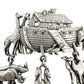 vintage pewter Noah's Ark BROOCH Jonette Jewelry pin signed ©JJ