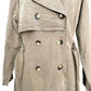 Lucky Brand olive green The Relaxed Trench Coat Jacket womens size LARGE new