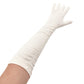 vintage white Ruched Dress Gloves women's SMALL elbow length formal evening